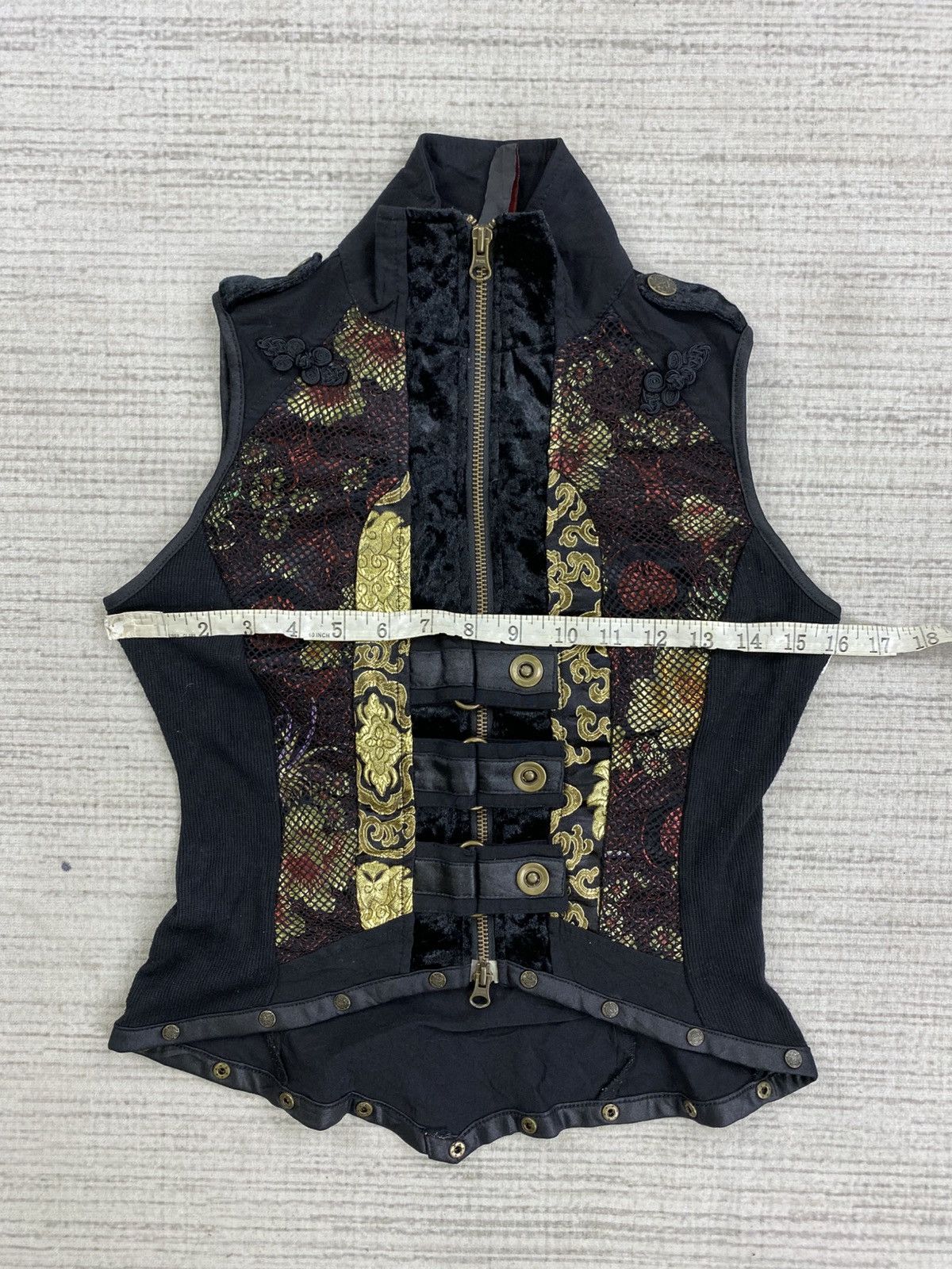 If Six Was Nine 🔥Rare Vintage Ozz Oneste Dragon Printed Bondage Punk Jacket Size XS / US 0-2 / IT 36-38 - 9 Thumbnail