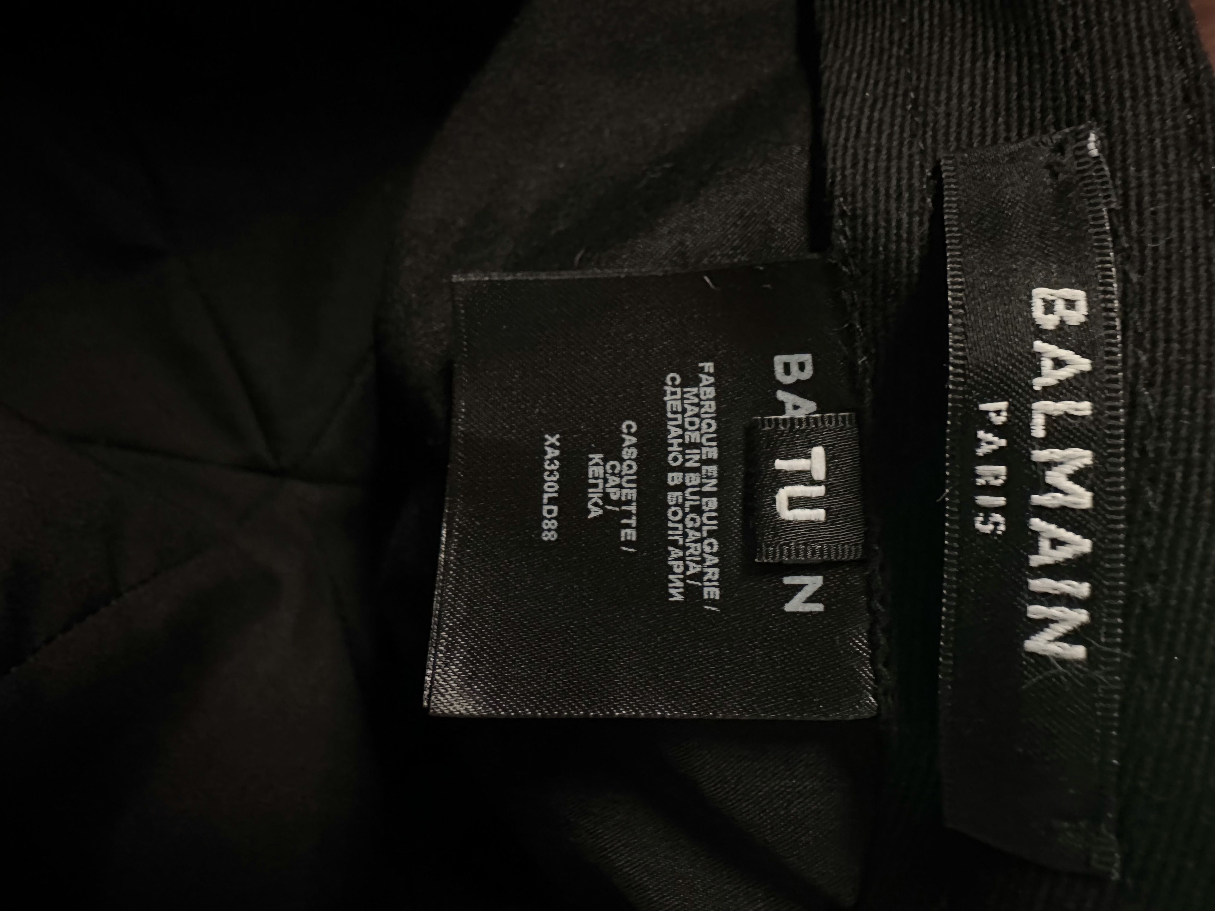 Balmain Balmain Leather Cap Size ONE SIZE - 4 Thumbnail