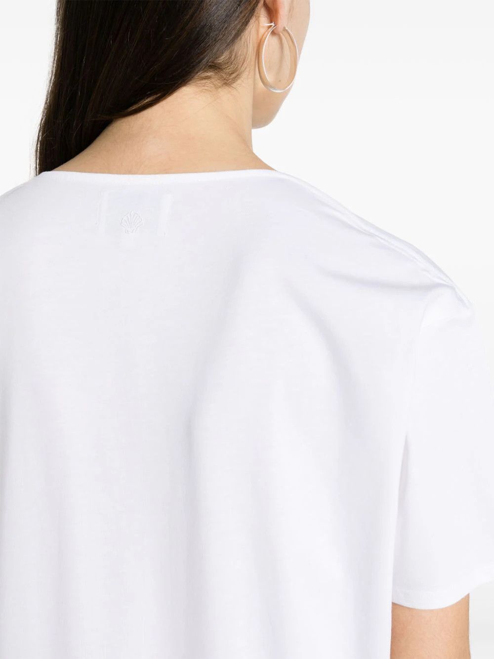 Loulou de Saison o1s22i1n1024 Arue Pima Cotton Maxi Dress in White Size S / US 4 / IT 40 - 5 Thumbnail