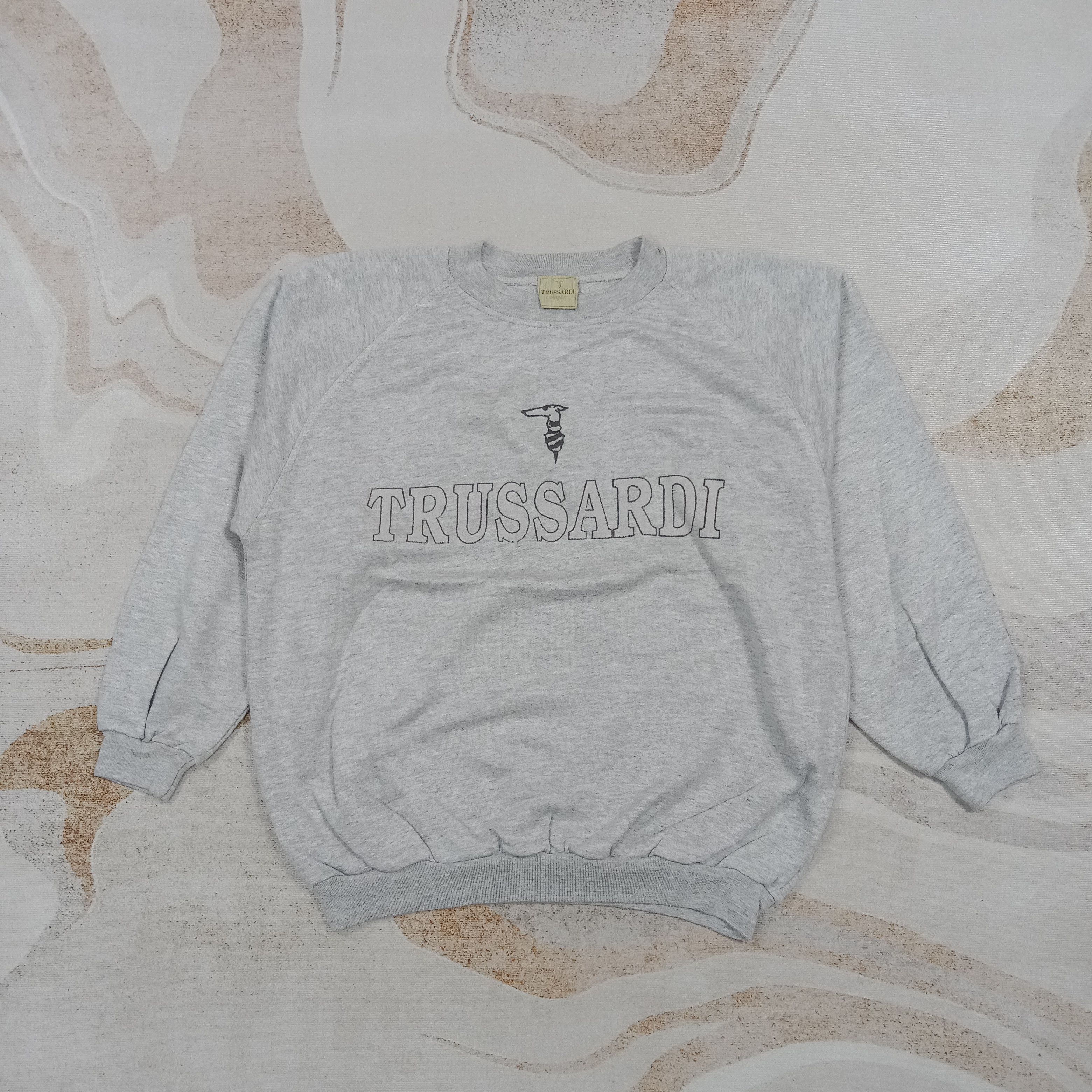 Trussardi Trussardi Maglie Logo Sweatshirt C279N16 Size US L / EU 52-54 / 3 - 1 Thumbnail