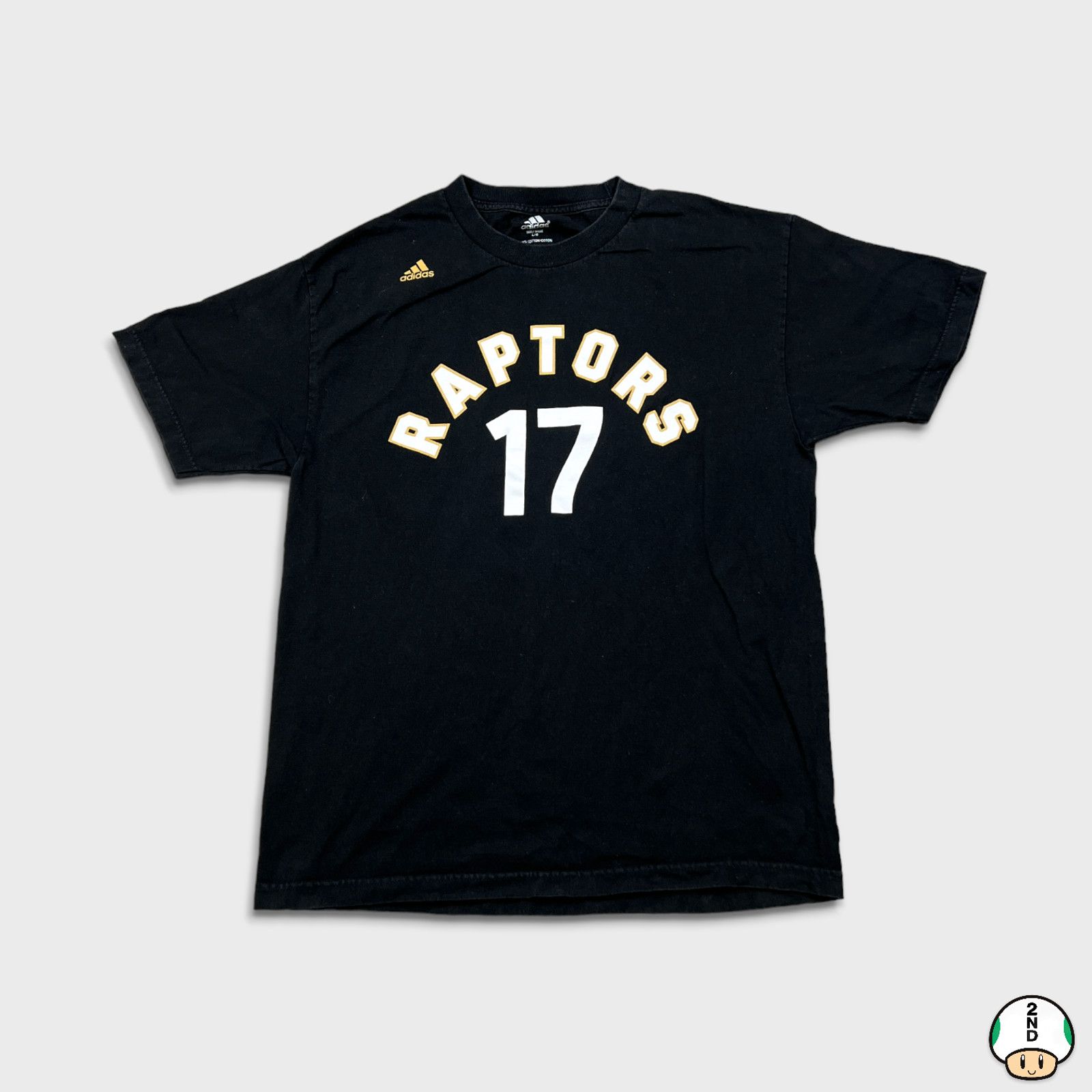 Adidas × NBA Adidas Toronto Raptors T Shirt Large Valanciunas NBA Tee Size US L / EU 52-54 / 3 - 1 Thumbnail