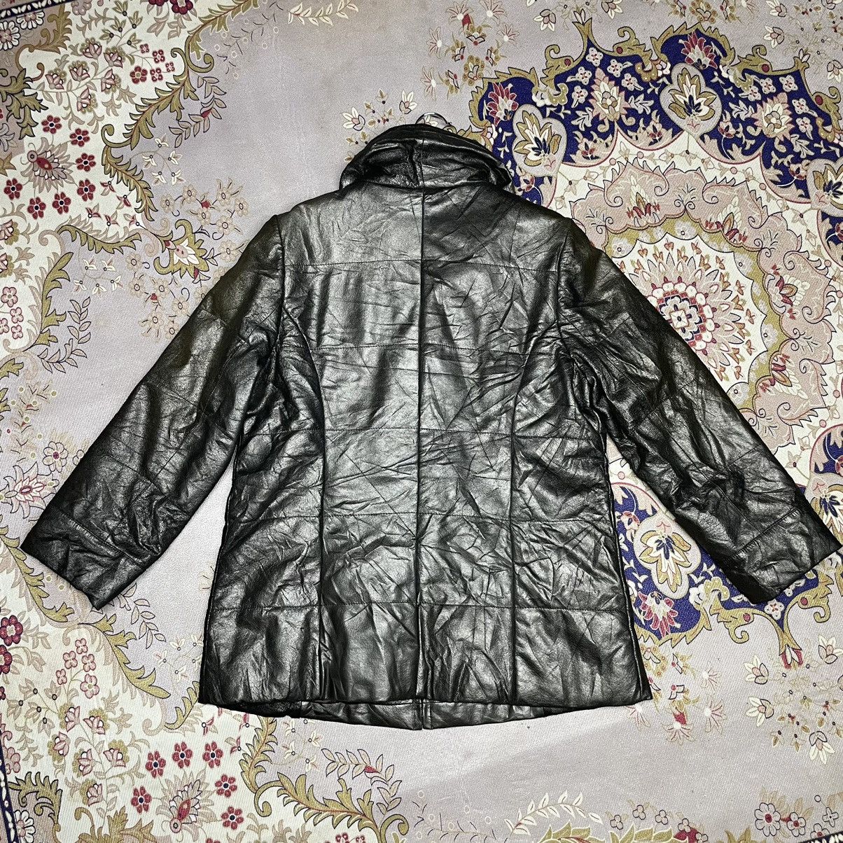Kansai Yamamoto Kansai Bis by Kansai Yamamoto PU Leather Puffer Jacket Size M / US 6-8 / IT 42-44 - 4 Thumbnail