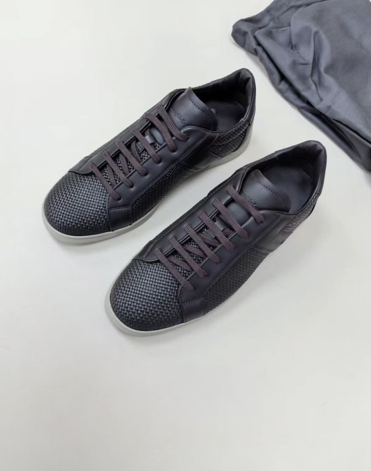Ermenegildo Zegna Ermenegildo Zegna Mainline Woven Casual Shoes J30 Size US 6.5 / EU 39-40 - 2 Thumbnail