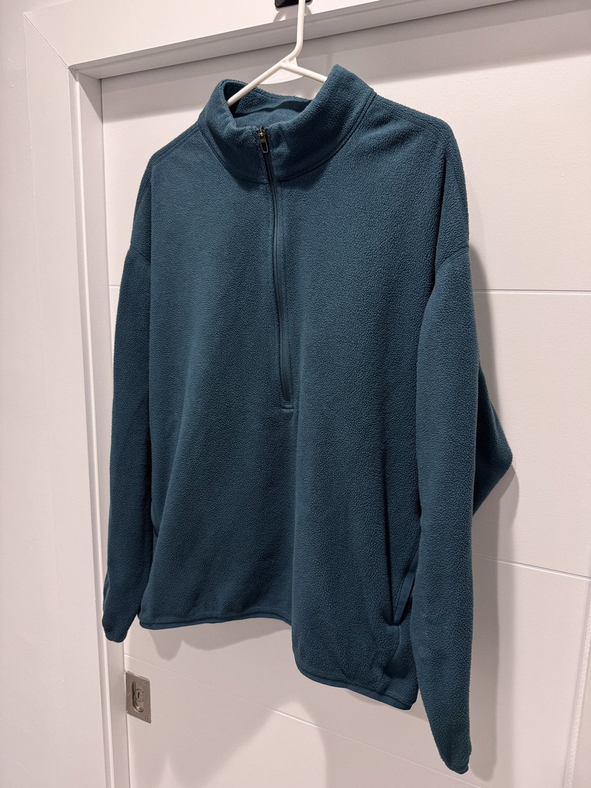Lululemon Lululemon Oversized Fleece 1/2 Half Zip Green Jasper Size L Size US L / EU 52-54 / 3 - 3 Thumbnail