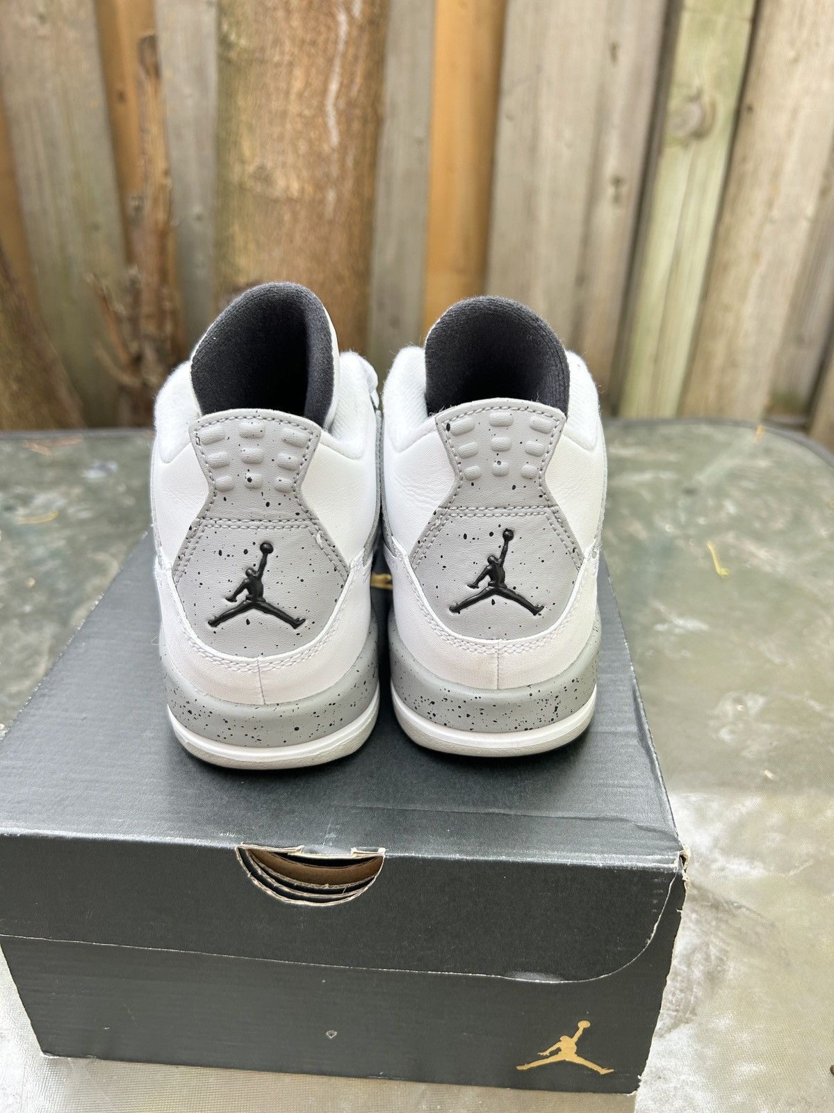 Jordan Brand Air Jordan 4 White Cement PS Size US 5 / IT 35 - 5 Thumbnail