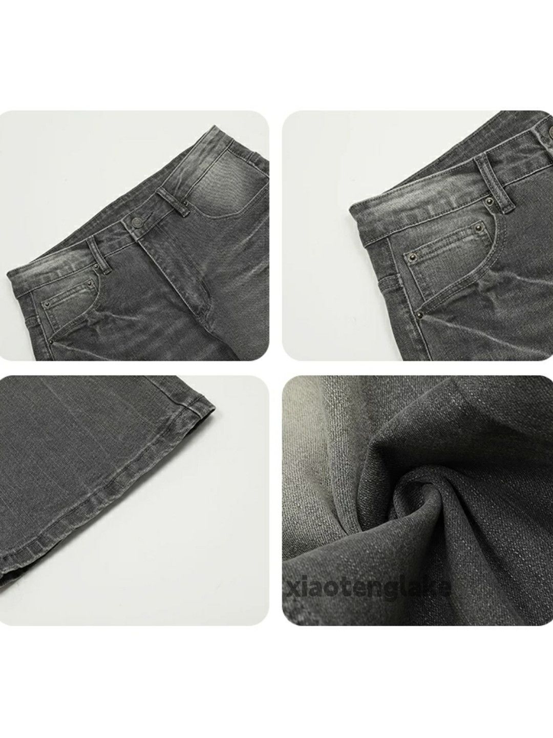 Jean × Vintage washed faded cleanfit skate hiphop baggy yuppie jeans Size US 32 / EU 48 - 7 Thumbnail
