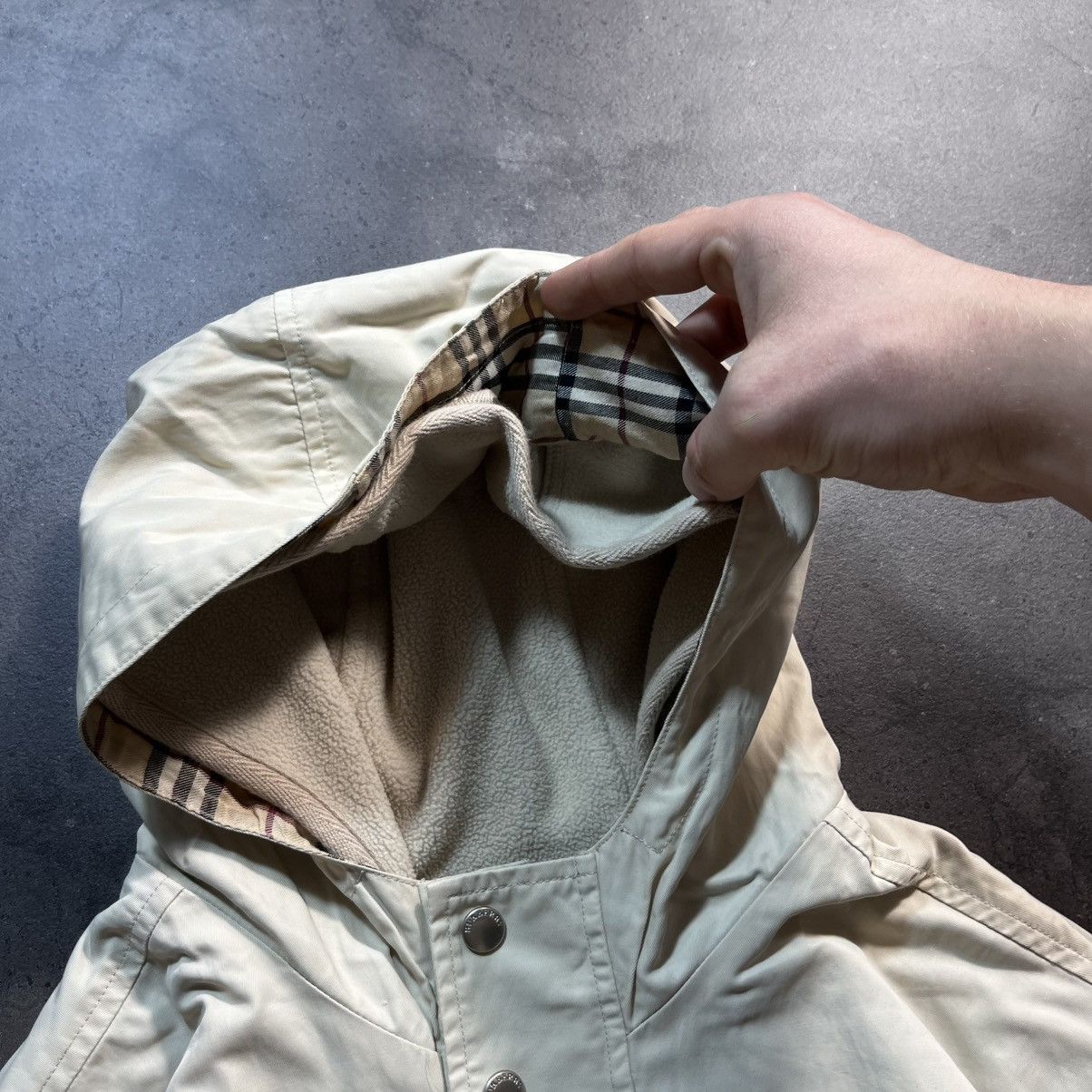 Burberry Vintage 00s Burberry London Big Logo Parka Puffer Jacket Size US S / EU 44-46 / 1 - 14 Thumbnail