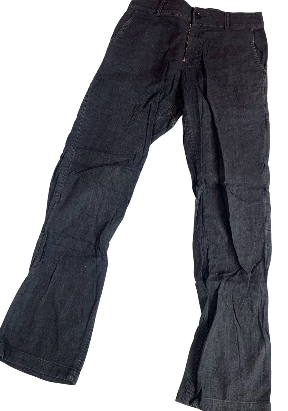 Issey Miyake TAX FREE 🇺🇸 Issey miyake plantation linen blend trousers Size US 31 - 2 Thumbnail