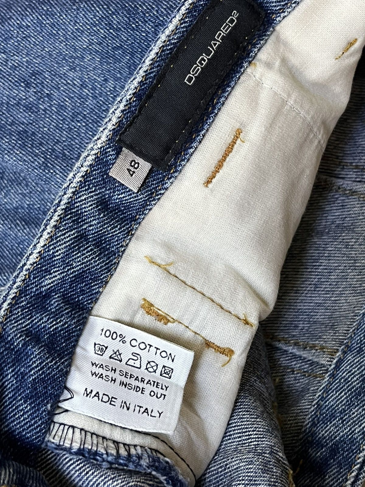 Dsquared2 RARE🔥DSQUARED2 “JACKET STYLE” MADE IN ITALY JEANS Size US 34 / EU 50 - 22 Thumbnail