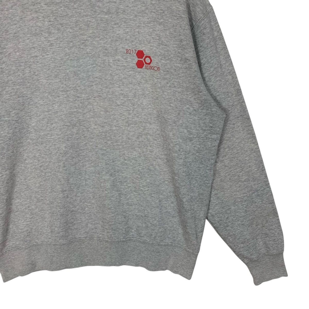 Japanese Brand Printstar 2017 Hexagon StreetWear JapaneseBrand Sweatshirt Size US L / EU 52-54 / 3 - 5 Thumbnail