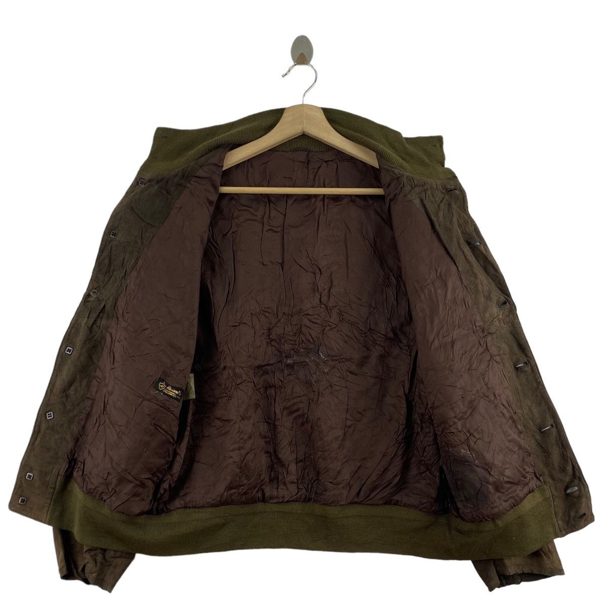 Other ROLAND Via CONDOTTI Italian Brand Button Up Brown Suede Coat Size US M / EU 48-50 / 2 - 5 Thumbnail