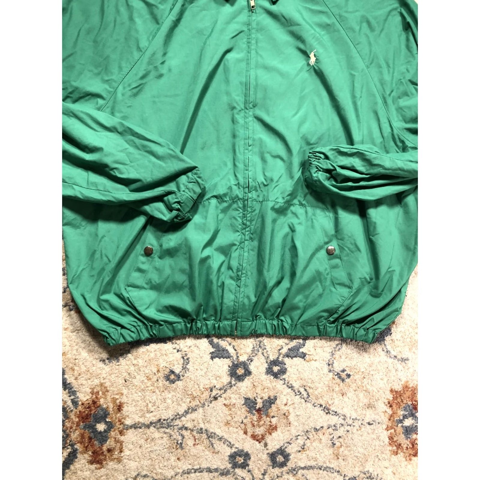 Polo Ralph Lauren Polo Ralph Lauren Jacket Mens XL Green Nylon Windbreaker Full Zip Lightweight Size US XL / EU 56 / 4 - 5 Thumbnail