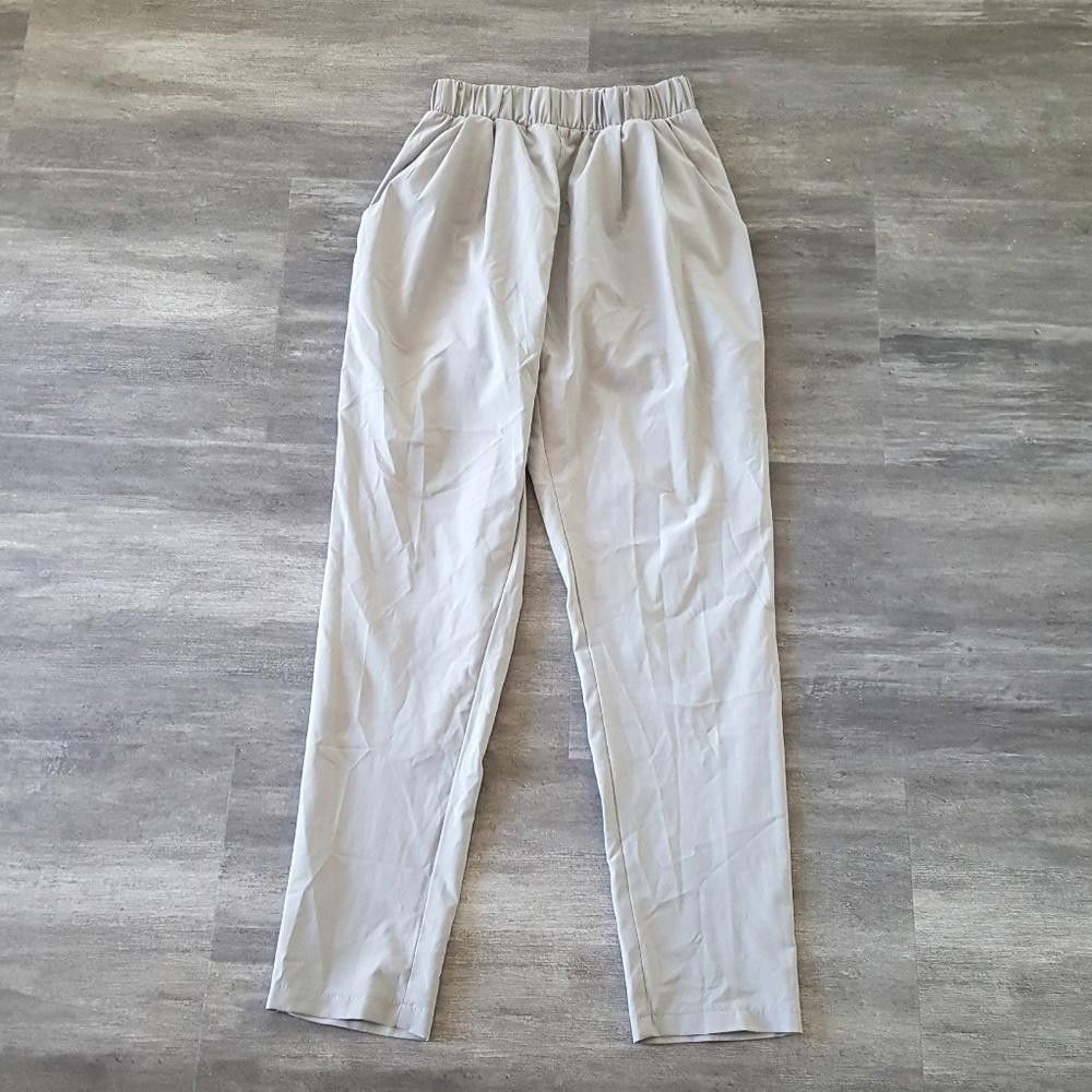 Designer Grey High Waisted Estam Pant Size 30" / US 8 / IT 44 - 1 Thumbnail
