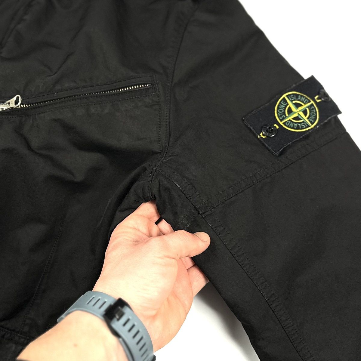 Stone Island × Vintage Vintage 2009 STONE ISLAND DAVID TC Logo Black Casual Jacket Size US L / EU 52-54 / 3 - 18 Thumbnail