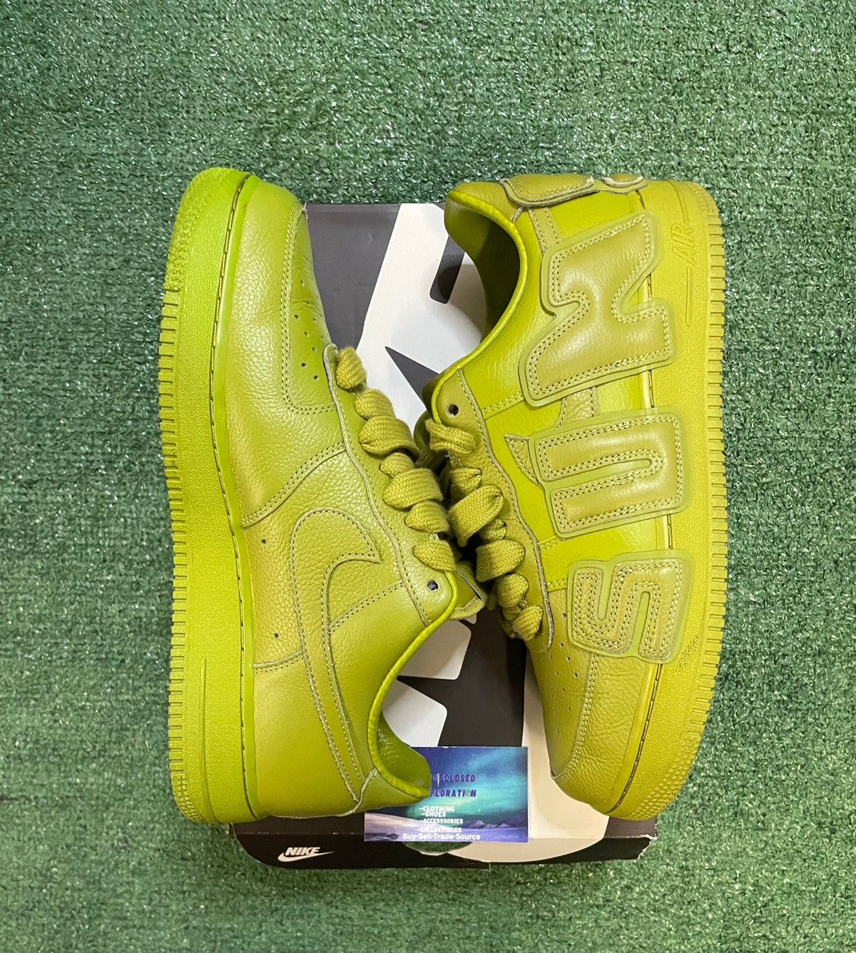 Cactus Plant Flea Market × Nike Nike Air Force 1 Low CPFM moss green size 10.5men/12women Size US 10.5 / EU 43-44 - 3 Thumbnail