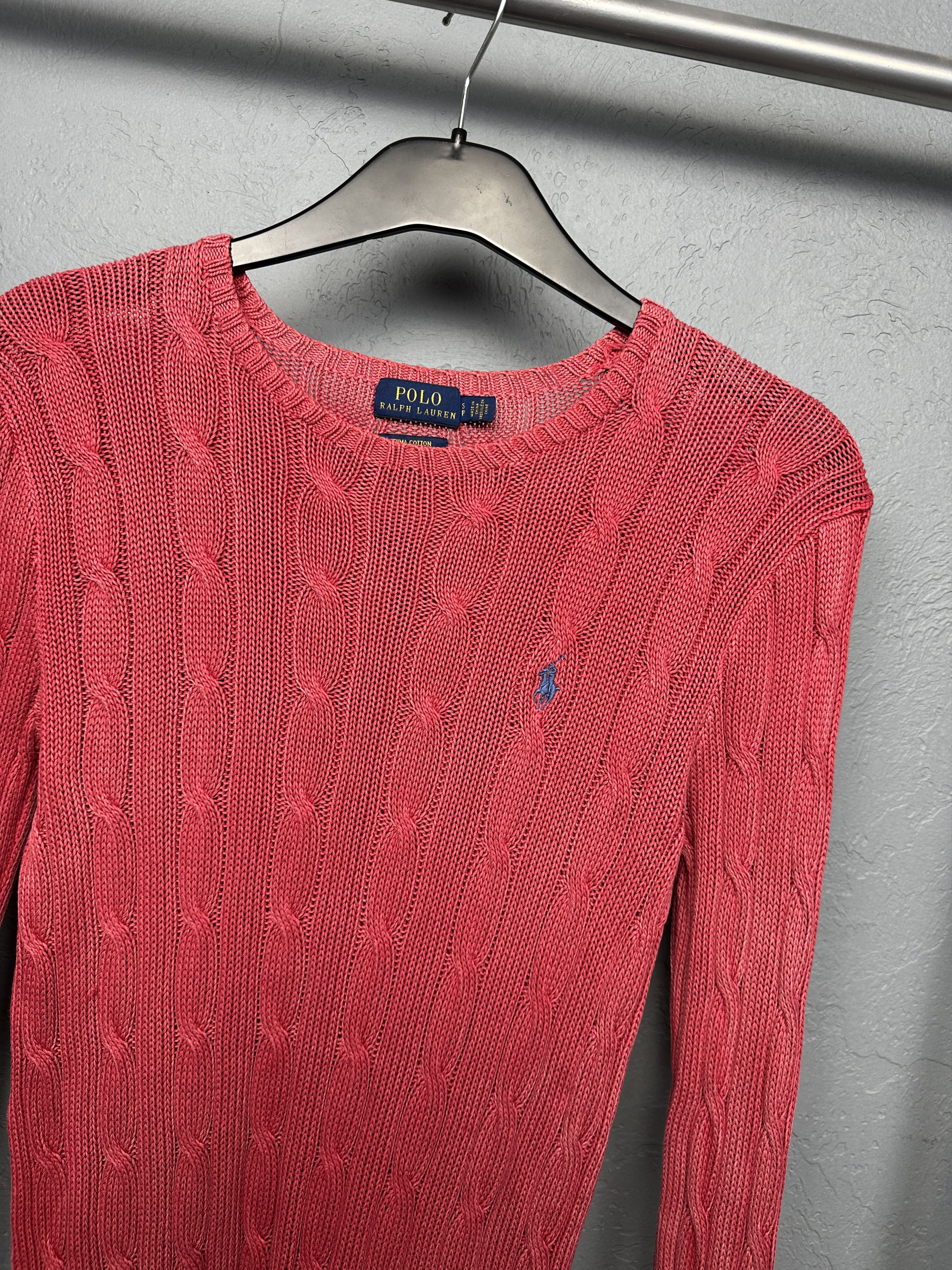 Polo Ralph Lauren Polo Ralph Lauren Vintage Womens Cable Knit Sweater Size S / US 4 / IT 40 - 2 Thumbnail