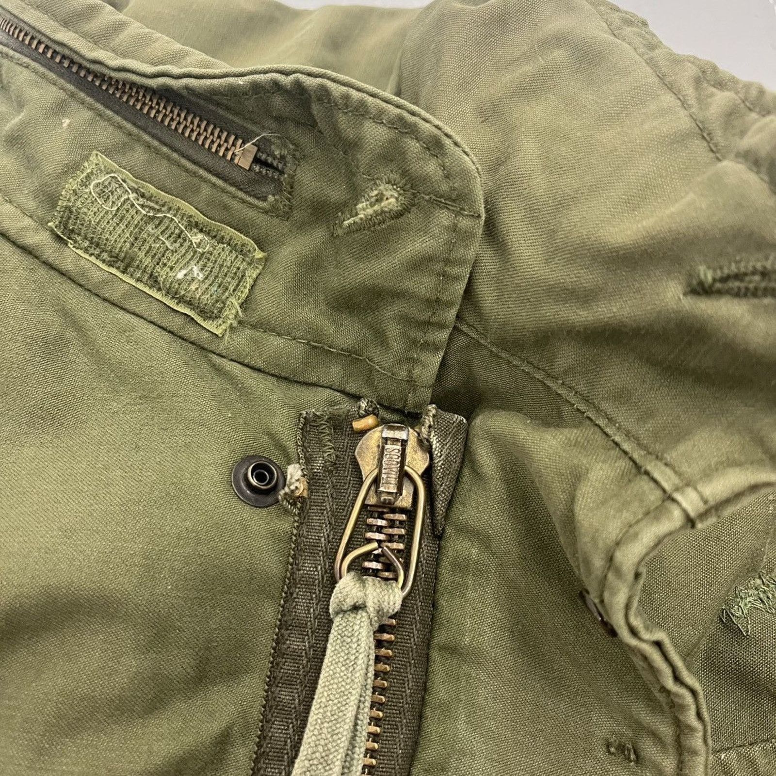 Vintage Vintage 50s OG-107 Sateen Military Green Field Jacket Size US S / EU 44-46 / 1 - 4 Thumbnail