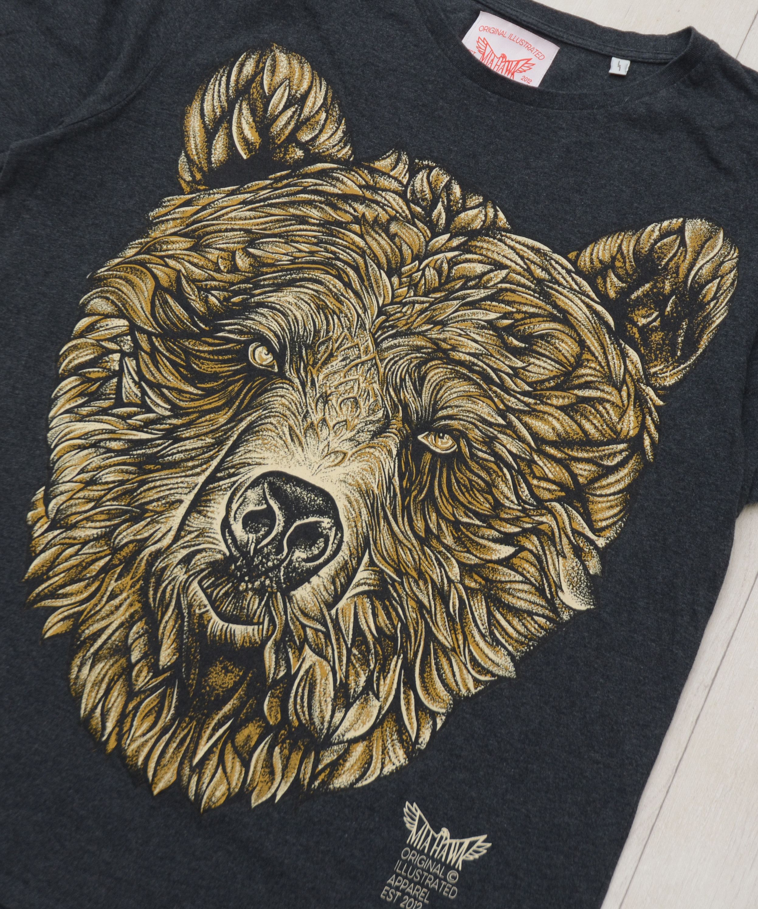 The Mountain × Vintage Mia Hawk Merch T-shirt Animal Tee Wolf Tie Dye Save Nature Size US L / EU 52-54 / 3 - 4 Thumbnail