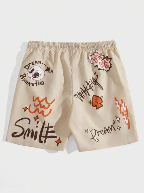 Japanese Brand Print Y2k Shorts DRIP summer Size US 36 / EU 52 - 4 Thumbnail