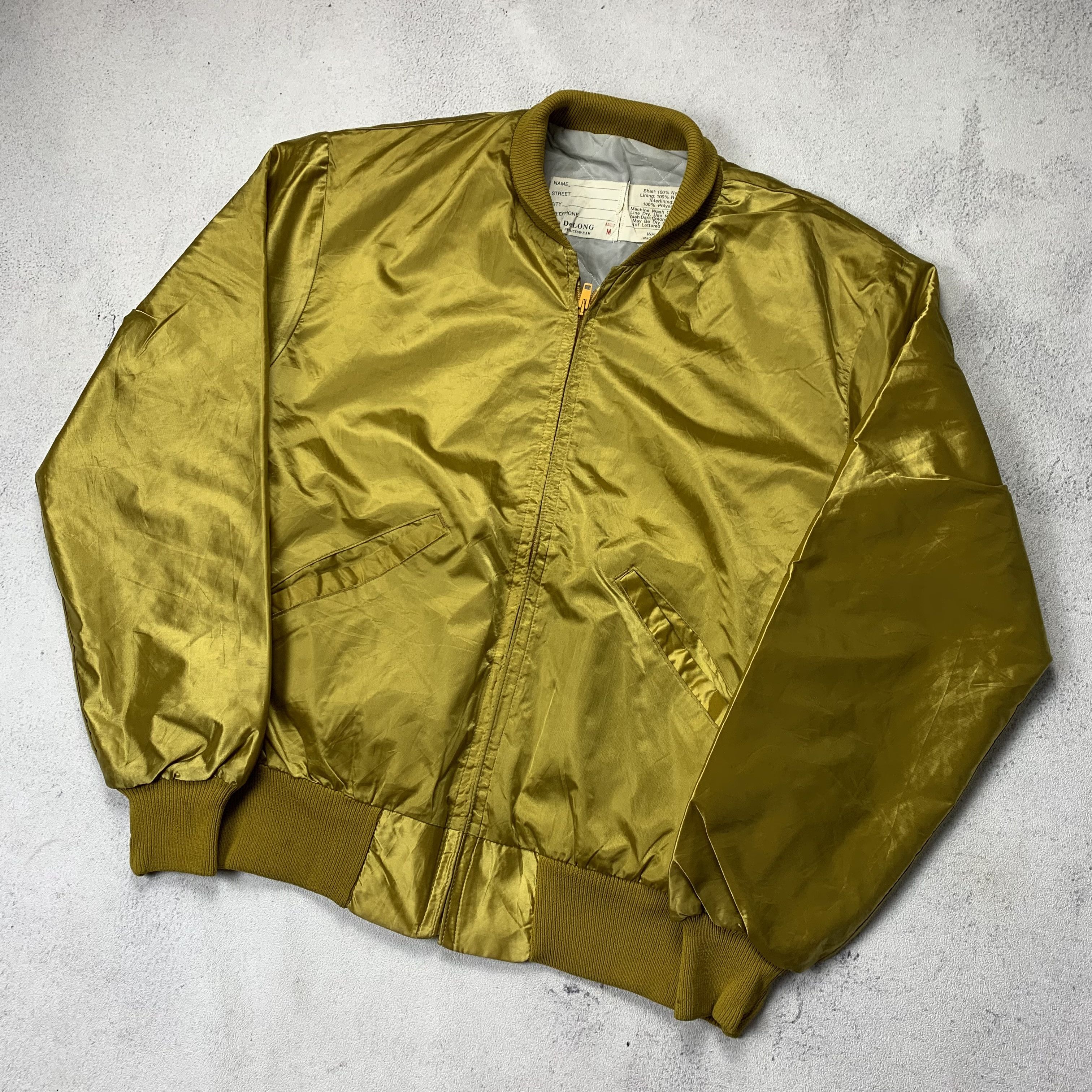 Vintage Vintage 90s DeLong Sportswear Nylon Jacket Size US M / EU 48-50 / 2 - 3 Thumbnail