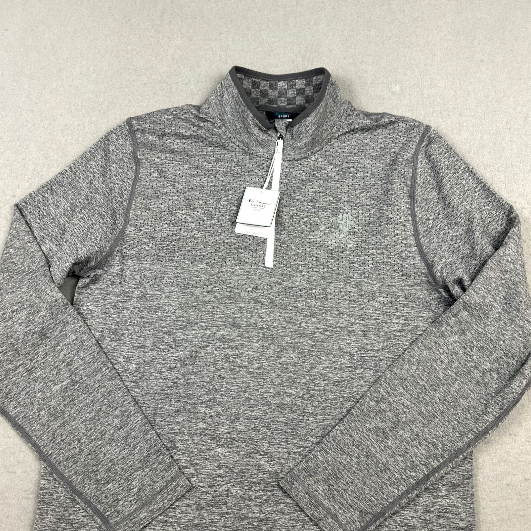 Ben Sherman Ben Sherman Sweater Men Medium Grey 1/4 Zip Golf Pullover Nylon M Size US M / EU 48-50 / 2 - 2 Thumbnail