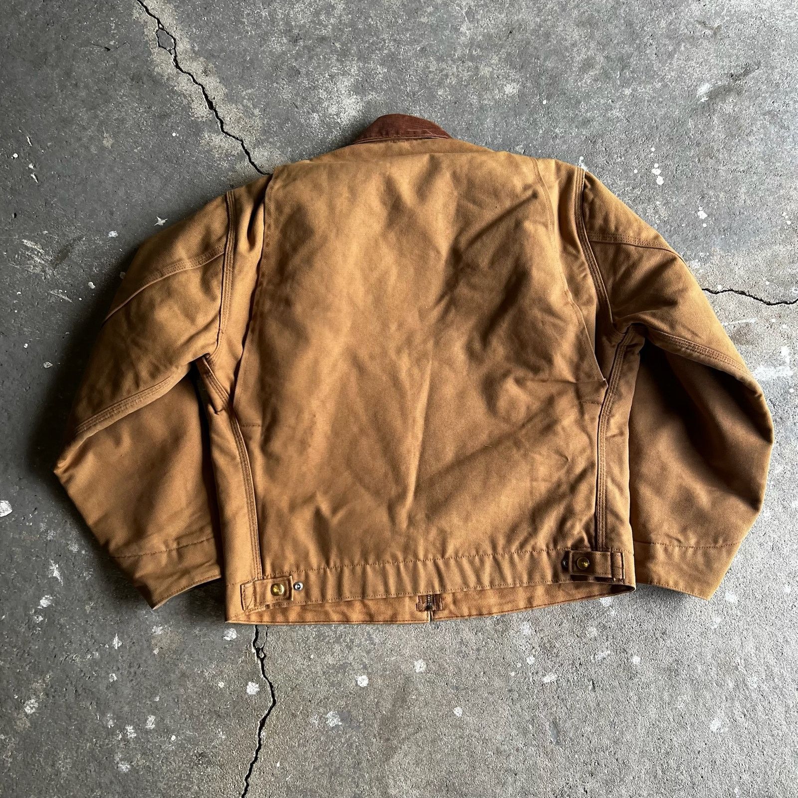 Carhartt × Vintage Carhartt brown detroit work wear jacket Size US S / EU 44-46 / 1 - 5 Thumbnail