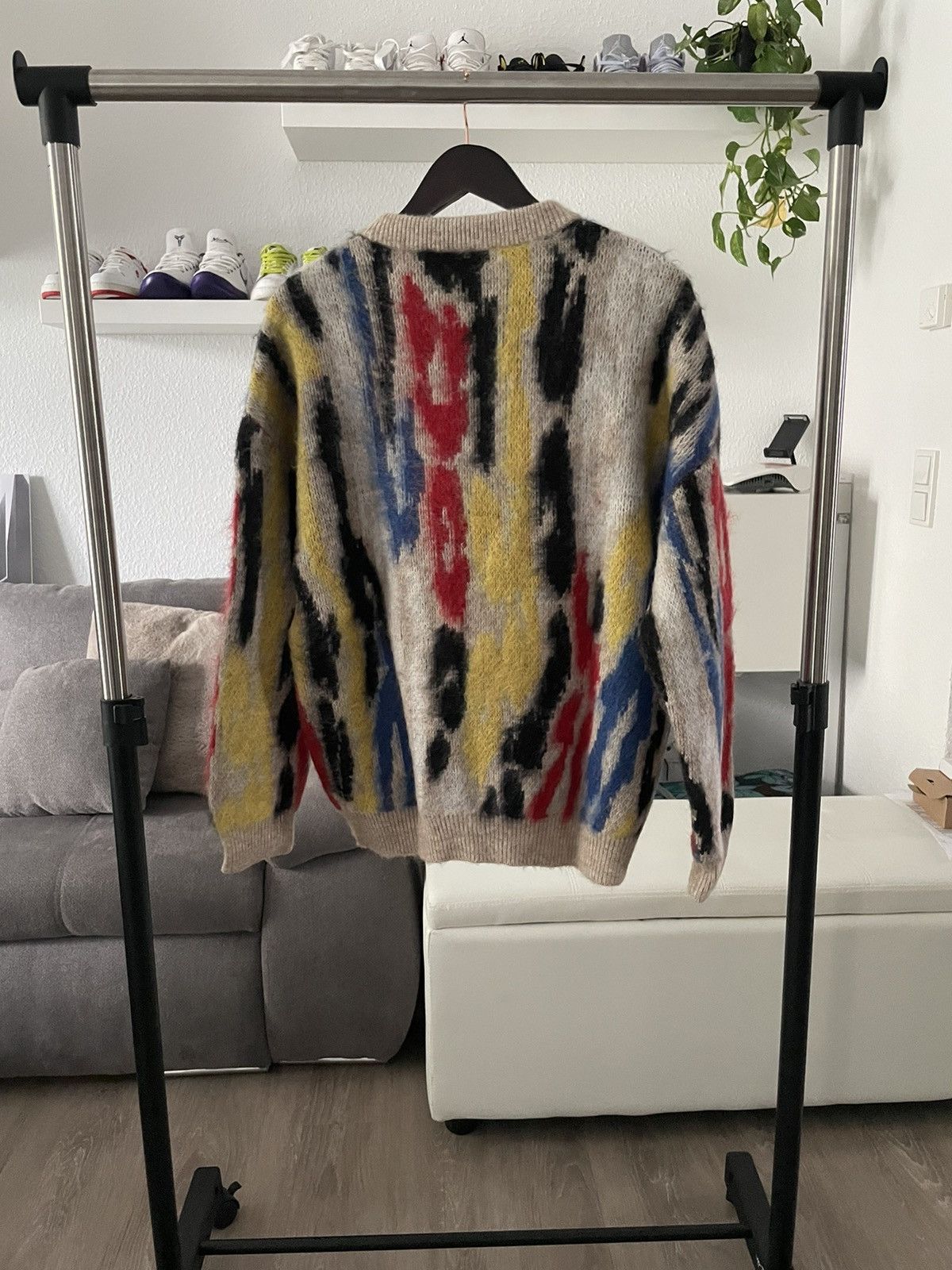 Saint Laurent Paris Saint Laurent Colorful Mohair Knit Size US M / EU 48-50 / 2 - 3 Thumbnail