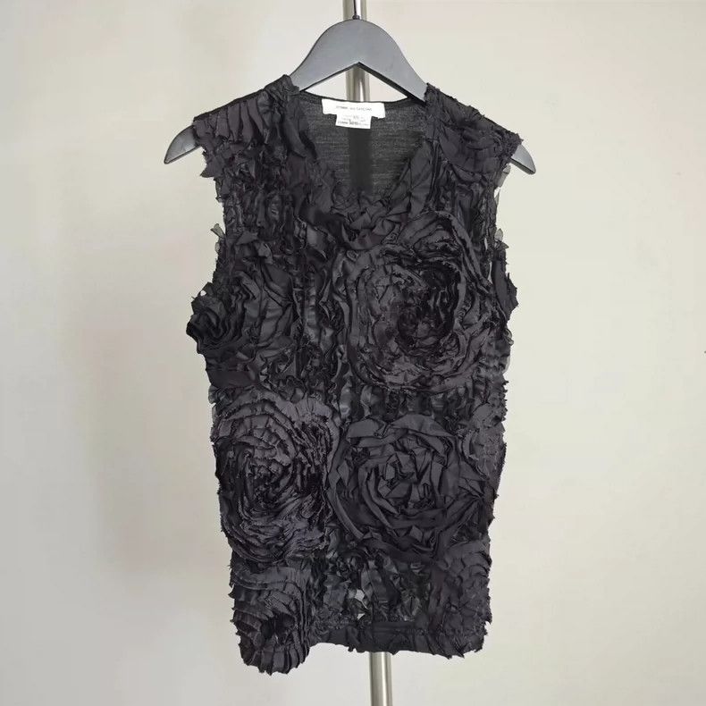 Comme des Garcons Comme des Garcons CDG Rose Sleeveless Top - dmc Size US XS / EU 42 / 0 - 1 Thumbnail
