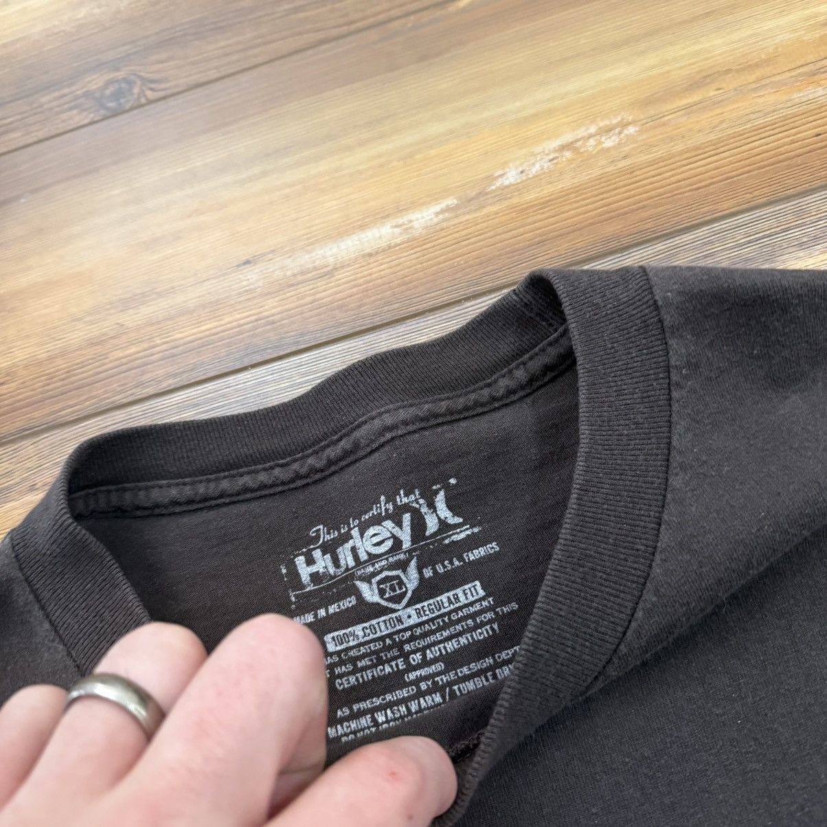 Hurley Brown Hurley Y2K Surf Lightning Longsleeve Mallgoth Shirt Size US XL / EU 56 / 4 - 3 Thumbnail