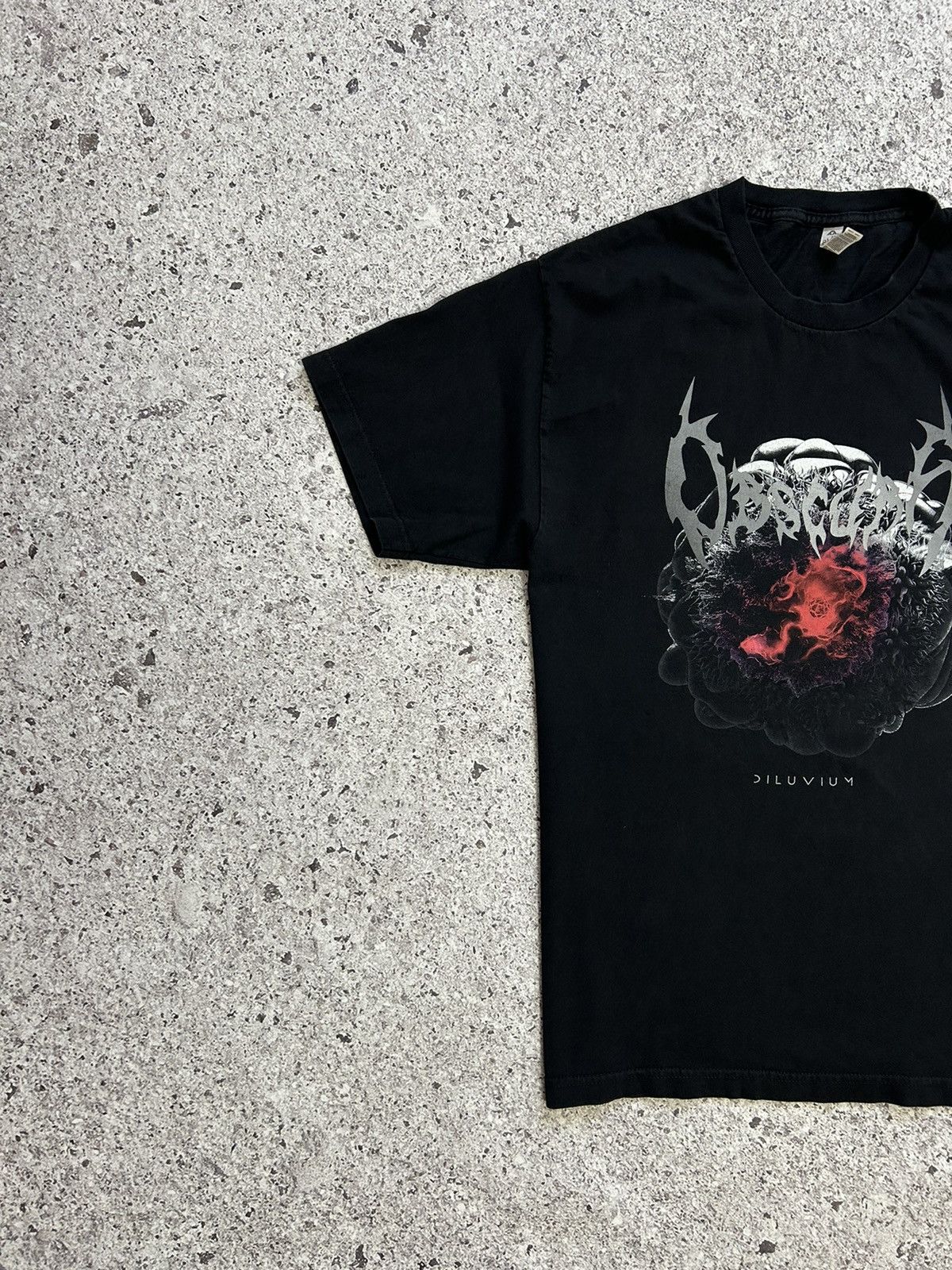 Band Tees × Vintage Rare Vintage Obscura Diluvium Rock Band Promo T-Shirt 2018 Size US L / EU 52-54 / 3 - 3 Thumbnail