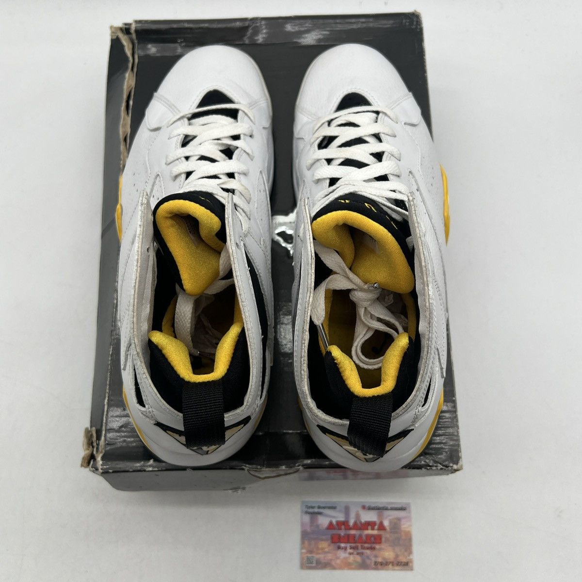Jordan Brand Wmns Air Jordan 7 white varsity maize Size US 12 / EU 45 - 7 Thumbnail