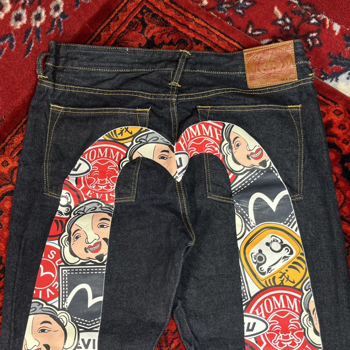Evisu EVISU Jeans Big Back Daicock Seagull Graphic Archive Y2K Size US 36 / EU 52 - 6 Thumbnail