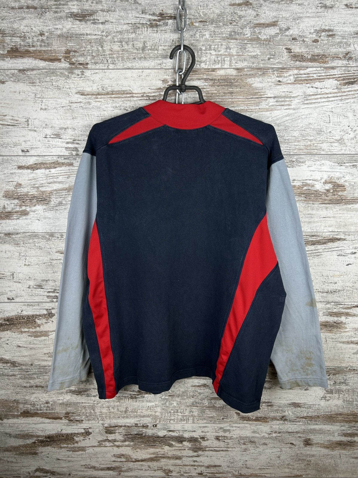 Nike × Vintage Mens Vintage Distressed Nike England Rugby Sweatshirt swoosh Size US XL / EU 56 / 4 - 13 Thumbnail