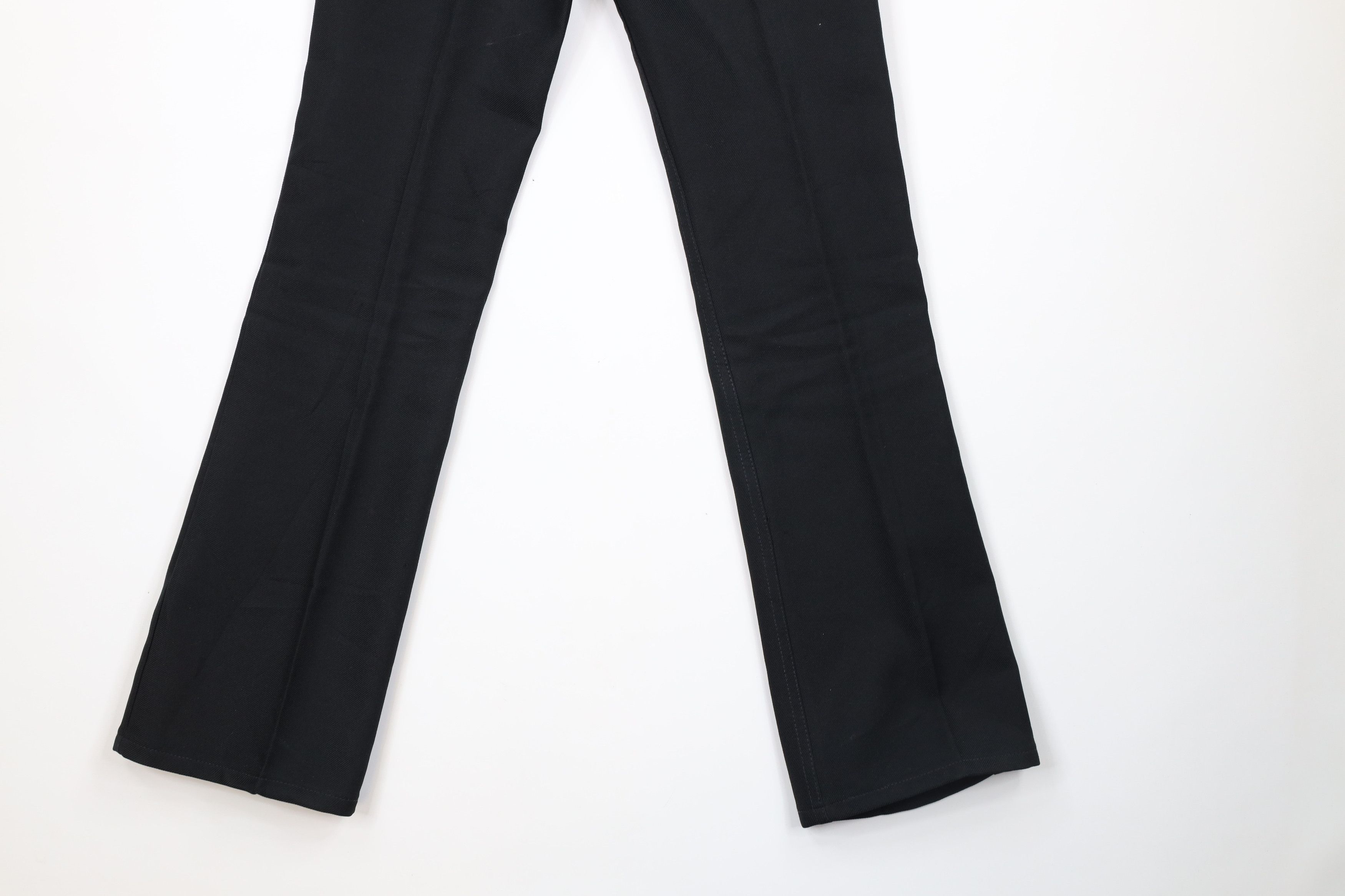 Vintage × Wrangler Vintage 70s Wrangler Flared Wide Leg Knit Pants Black USA Size US 30 / EU 46 - 10 Thumbnail