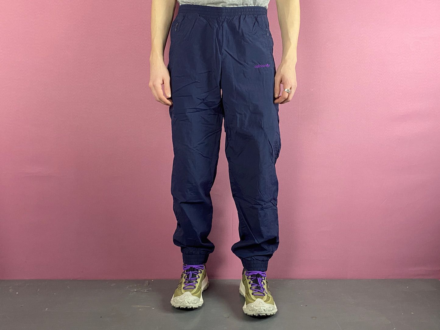 Adidas × Vintage 90s Adidas Vintage Men's Tracksuit Pants - S Size US 30 / EU 46 - 3 Thumbnail