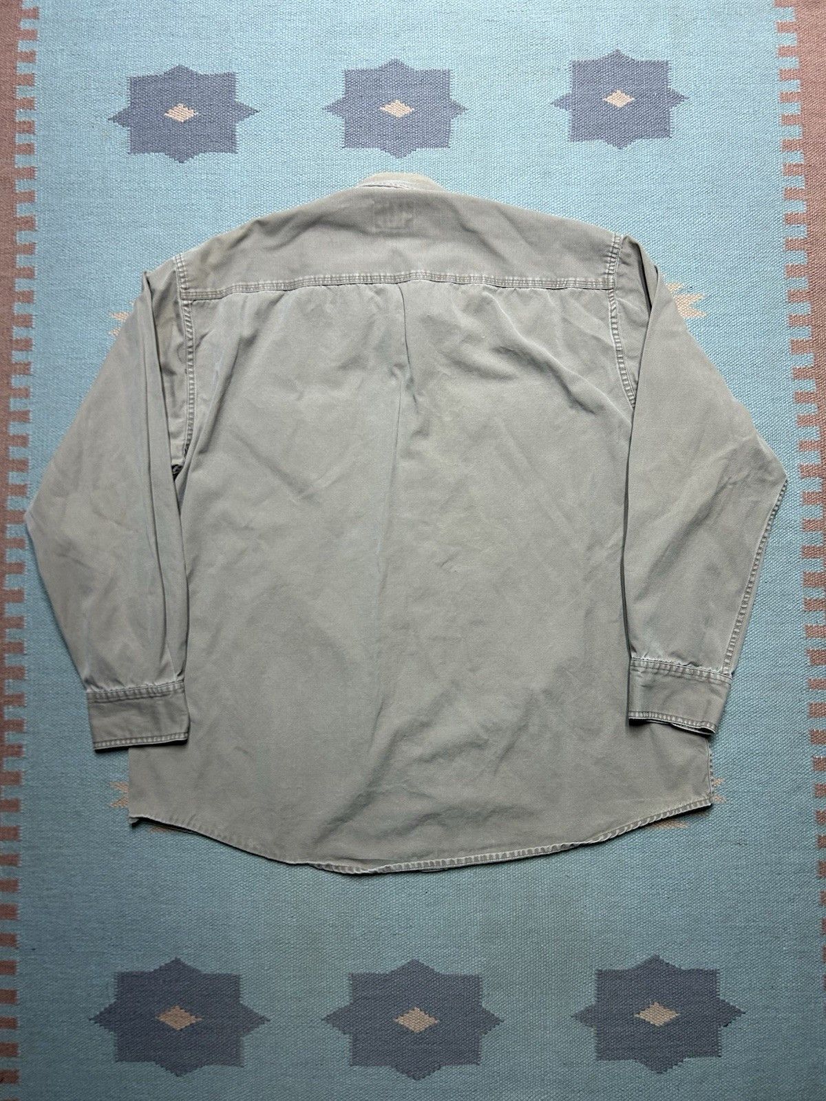 Vintage Vintage cabelas button shirt canvas hiking outdoor XL tall Size US XL / EU 56 / 4 - 7 Thumbnail