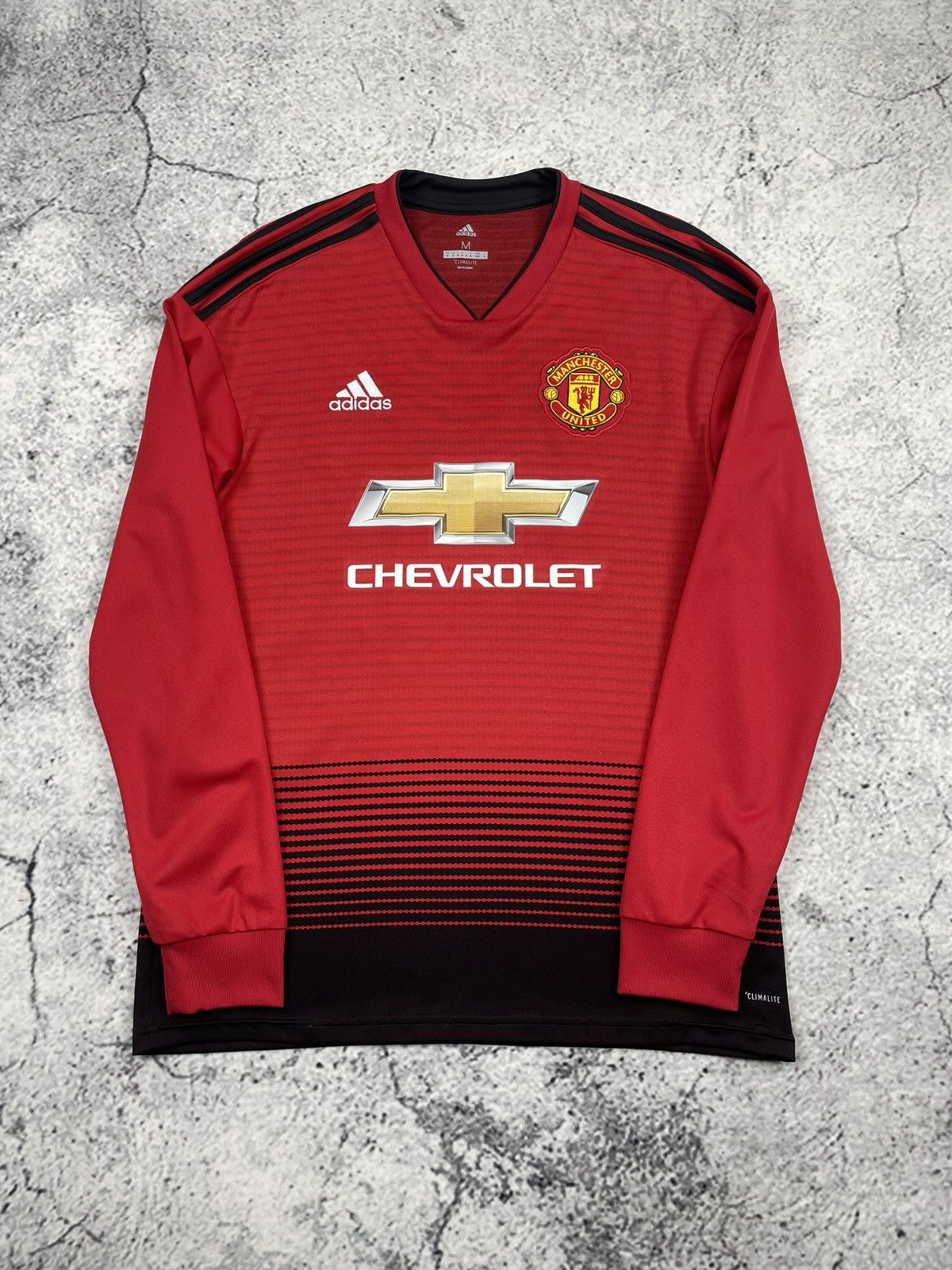 Adidas Adidas M Manchester UTD Long Sleeve Jersey #10 Rashford eg Size US M / EU 48-50 / 2 - 2 Thumbnail