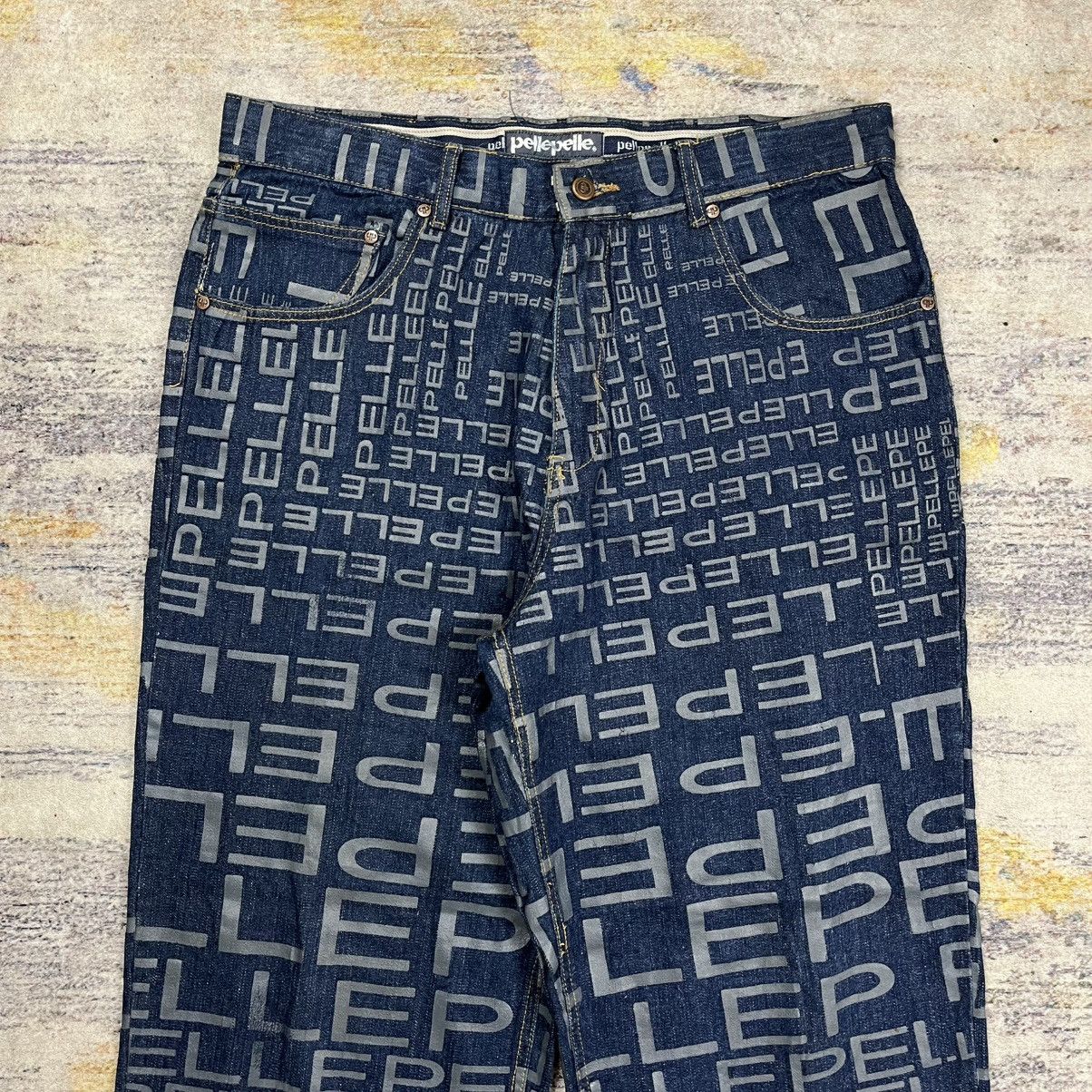 Pelle Pelle Pelle Pelle marc buchanan hip hop psychedelic logo pants Size US 34 / EU 50 - 3 Thumbnail