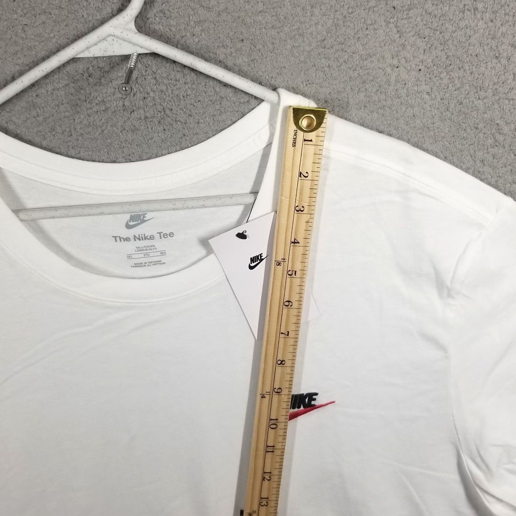 Nike Nike Sportswear Club Logo T-Shirt White 3XLT Men Large Tall Casual NWT Cotton Crew Neck Short Sleeve Clothing Black Friday Limited? Size US XXL / EU 58 / 5 - 4 Thumbnail