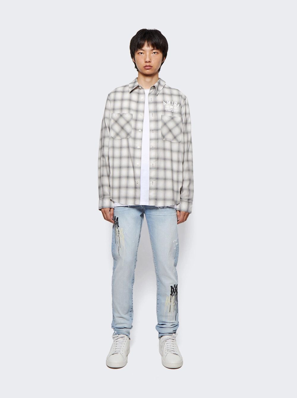 Amiri o1w1db10525 MA Drip Jeans in Blue Size US 28 / EU 44 - 4 Thumbnail
