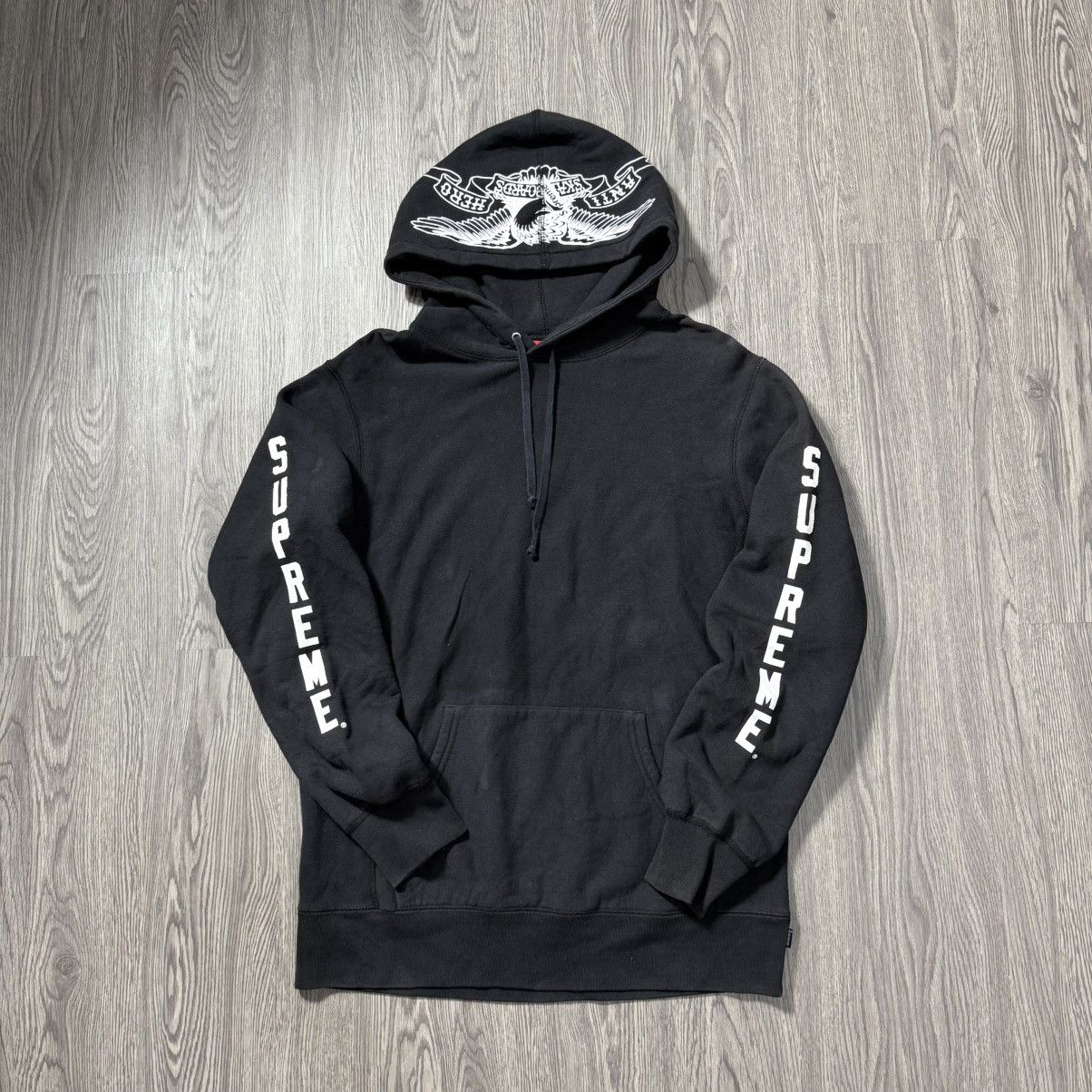 Antihero × Supreme Supreme X Anti Hero Hoodie Size US L / EU 52-54 / 3 - 1 Thumbnail