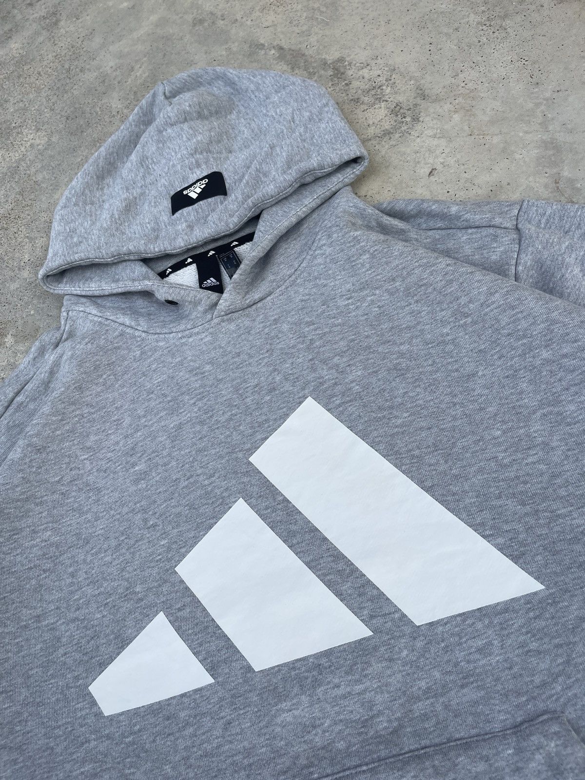 Adidas Adidas Big Logo Pullover Hoodie Size US XXL / EU 58 / 5 - 6 Thumbnail