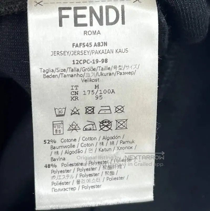Fendi Fendi Black Cotton Women's Sweatshirt M Size . Size M / US 6-8 / IT 42-44 - 5 Thumbnail