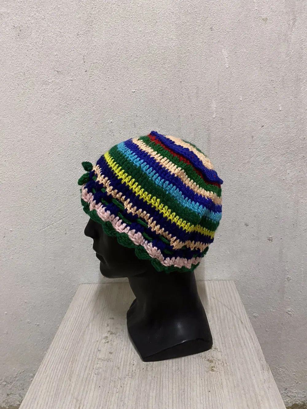 Japanese Brand Japanese Brand Rare Design Knit Beanie Hat Size ONE SIZE - 2 Thumbnail
