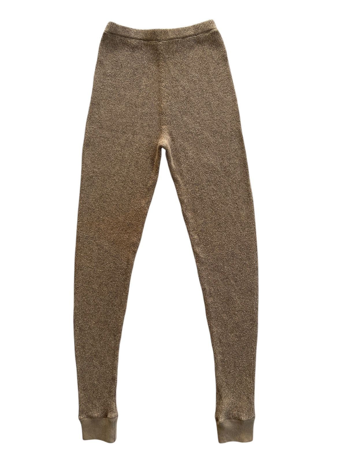 Issey Miyake 80s Issey Miyake Unisex Knit Leggings Size US 26 / EU 42 - 2 Thumbnail