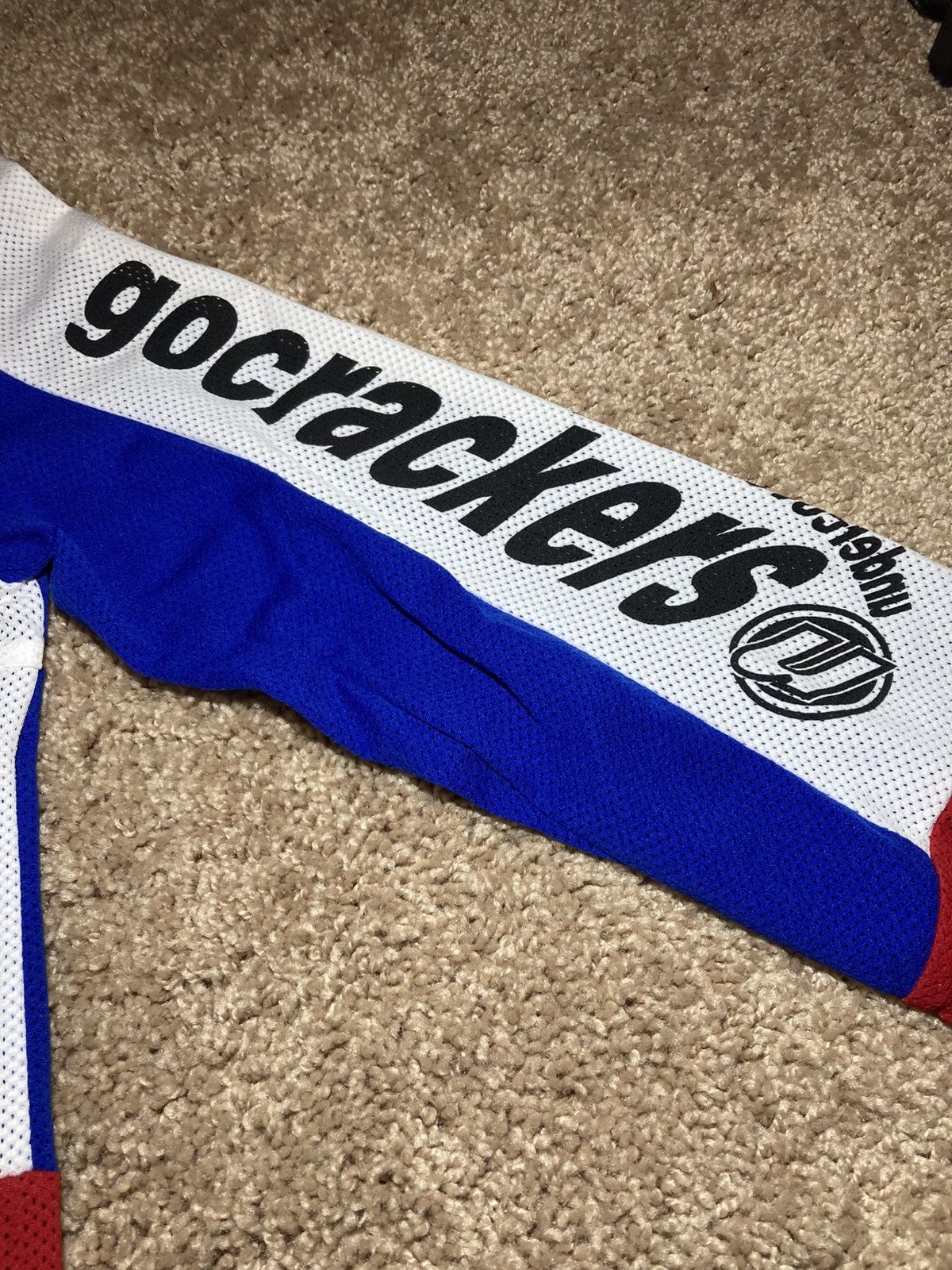 Jun Takahashi AW96 Undercover Go Crackers! Mesh BMX Jersey 1996 90s Hockey Size US S / EU 44-46 / 1 - 5 Thumbnail