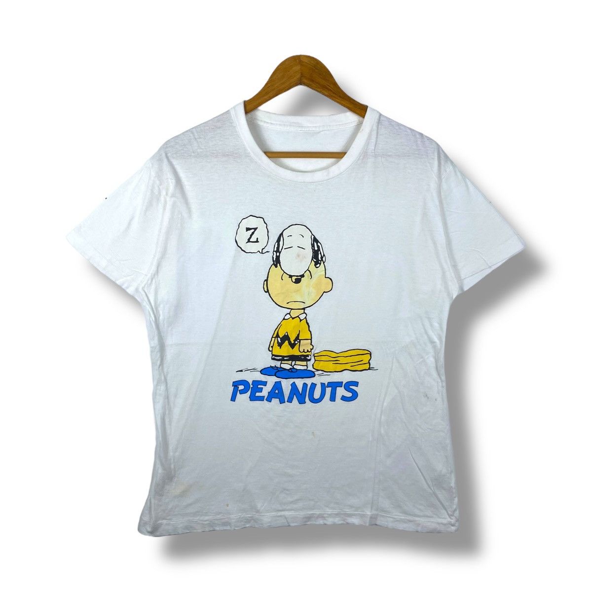 Peanuts Vintage 90's PEANUTS Cartoon Graphic Tee Shirt Large Size Size US L / EU 52-54 / 3 - 1 Thumbnail