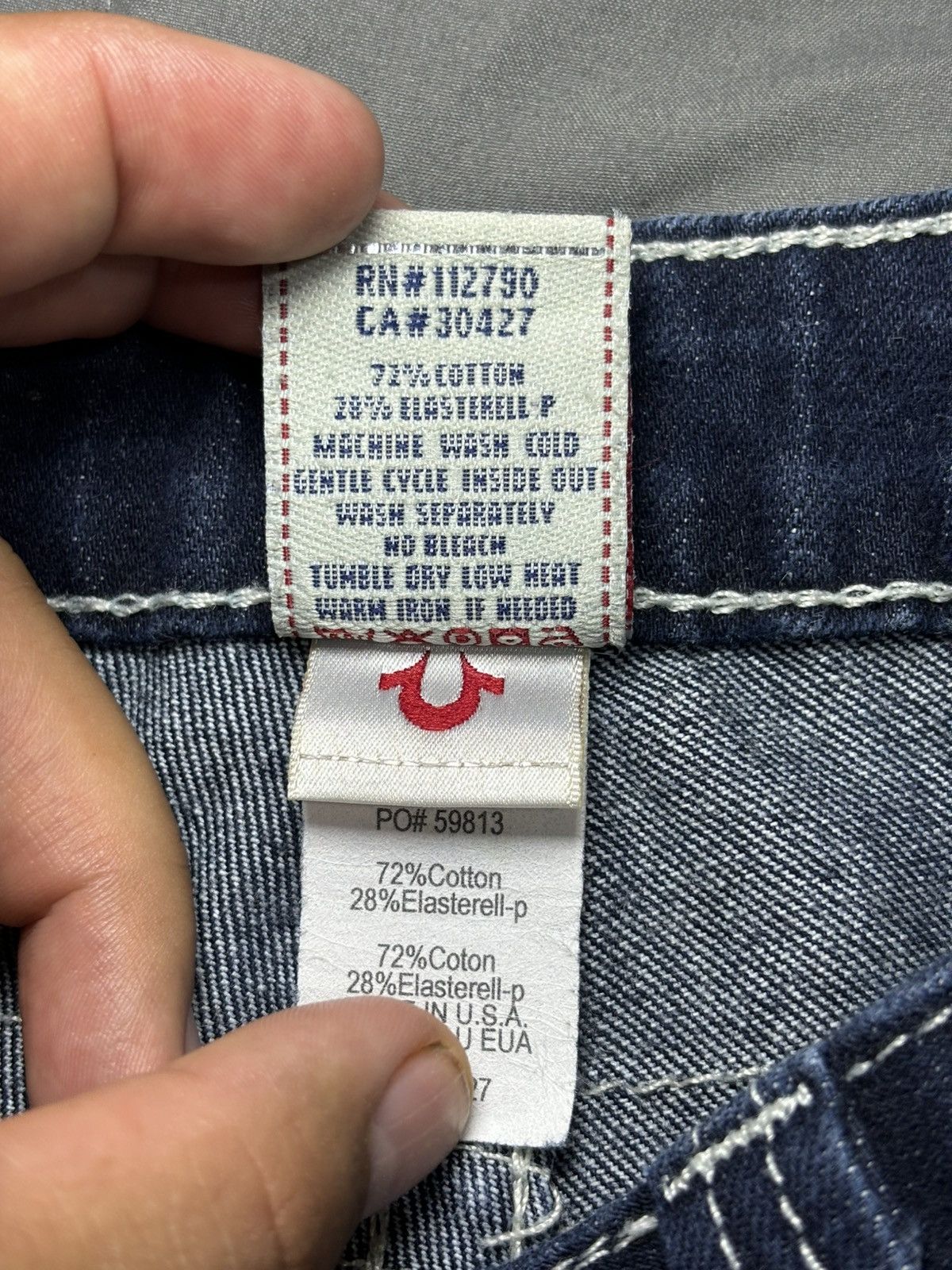 True Religion True Religion Size 27 Geno Relaxed Slim Jeans Blue denim Size 27" / US 4 / IT 40 - 3 Thumbnail