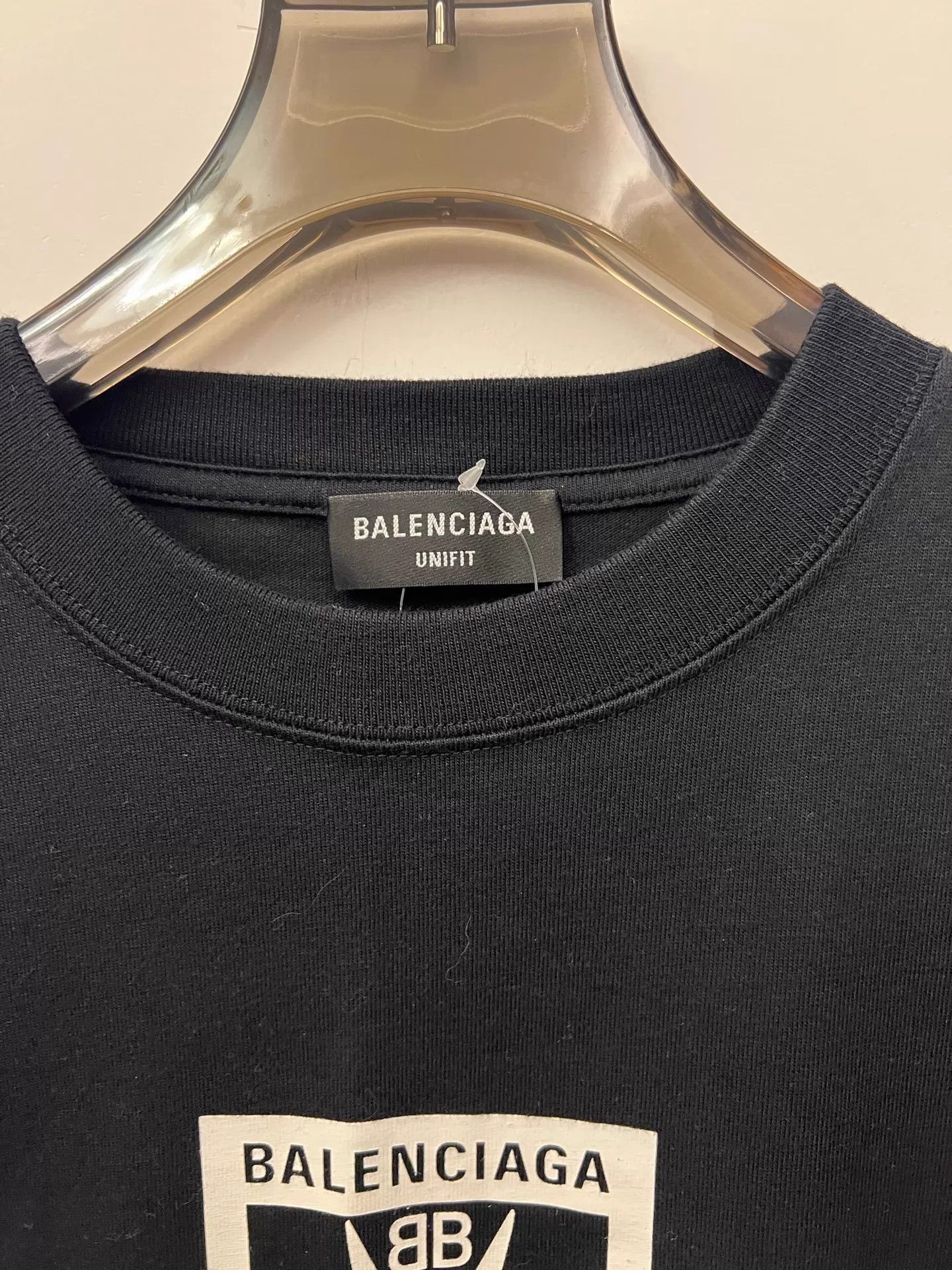 Balenciaga Balenciaga Logo Print Crewneck SS Tee Men's Black S Size US S / EU 44-46 / 1 - 2 Thumbnail