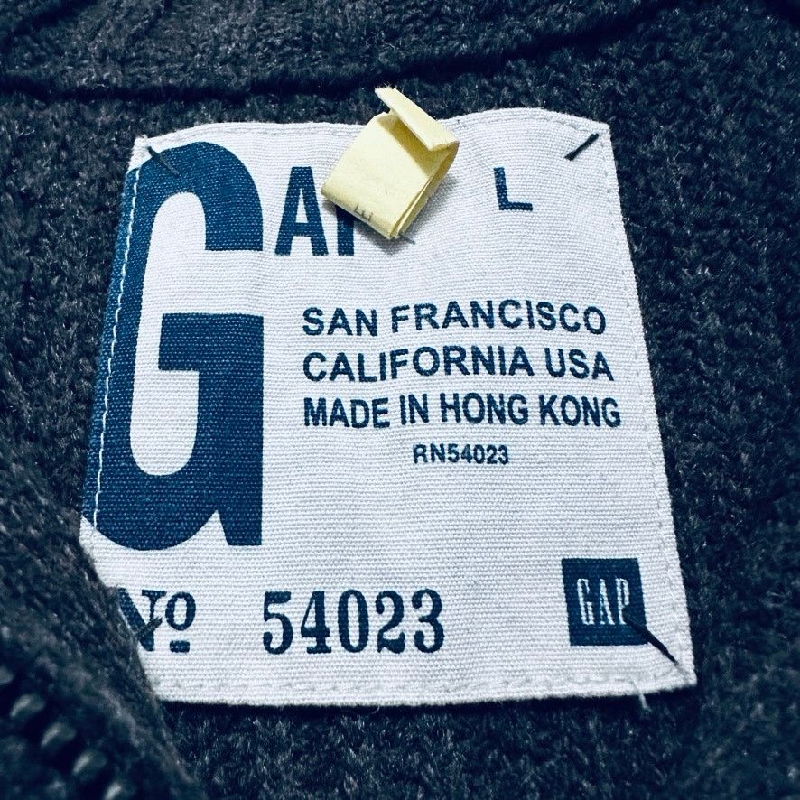 Gap Vintage Gap brown zipper cardigan Size US L / EU 52-54 / 3 - 4 Thumbnail